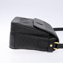 GUCCI Micro GG Supreme Shoulder Bag PVC Black Gold 001 14 0925 Auth 137566-4