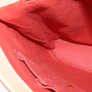 BURBERRY Nova Check Blue Label Shoulder Bag Canvas Leather Pink Auth 137567-18