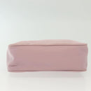 PRADA Accessory Pouch Nylon Pink Silver Auth 137568-6