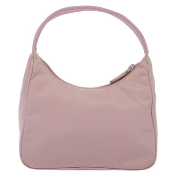 PRADA Accessory Pouch Nylon Pink Silver Auth 137568 - 0
