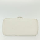 CHANEL Matelasse Reprint Tote Bag Caviar Skin White CC Auth 137578-5