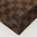 LOUIS VUITTON Damier Ebene Posh Toilette 26 Pouch N47543 LV Auth 137581-16