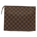 LOUIS VUITTON Damier Ebene Posh Toilette 26 Pouch N47543 LV Auth 137581-2