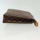 LOUIS VUITTON Damier Ebene Posh Toilette 26 Pouch N47543 LV Auth 137581-4