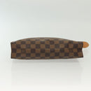LOUIS VUITTON Damier Ebene Posh Toilette 26 Pouch N47543 LV Auth 137581-6