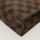 LOUIS VUITTON Damier Ebene Posh Toilette 26 Pouch N47543 LV Auth 137581-14