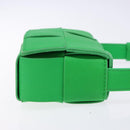 BOTTEGA VENETA MAXI INTRECCIATO Candy Cassette Bag Leather Green Auth 137583-3