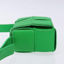 BOTTEGA VENETA MAXI INTRECCIATO Candy Cassette Bag Leather Green Auth 137583-4