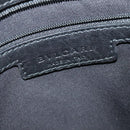 BVLGARI Tote Bag Leather Black Gold Auth 137590-17