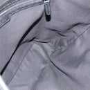 BVLGARI Tote Bag Leather Black Gold Auth 137590-18