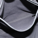 BVLGARI Tote Bag Leather Black Gold Auth 137590-22