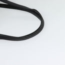 BVLGARI Tote Bag Leather Black Gold Auth 137590-7