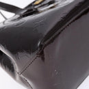 LOUIS VUITTON Monogram Vernis Wilshire PM Hand Bag Amarante M93641 Auth 137592-14