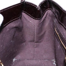 LOUIS VUITTON Monogram Vernis Wilshire PM Hand Bag Amarante M93641 Auth 137592-20