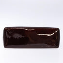 LOUIS VUITTON Monogram Vernis Wilshire PM Hand Bag Amarante M93641 Auth 137592-5