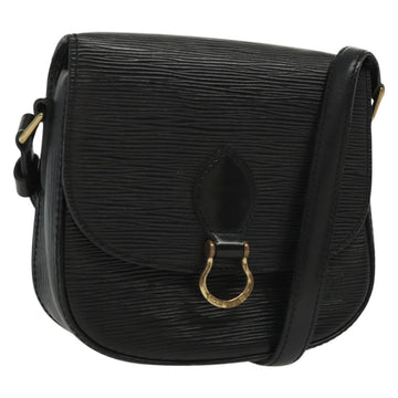 LOUIS VUITTON Epi Saint Cloud PM Shoulder Bag Black M52212 LV Auth 137598