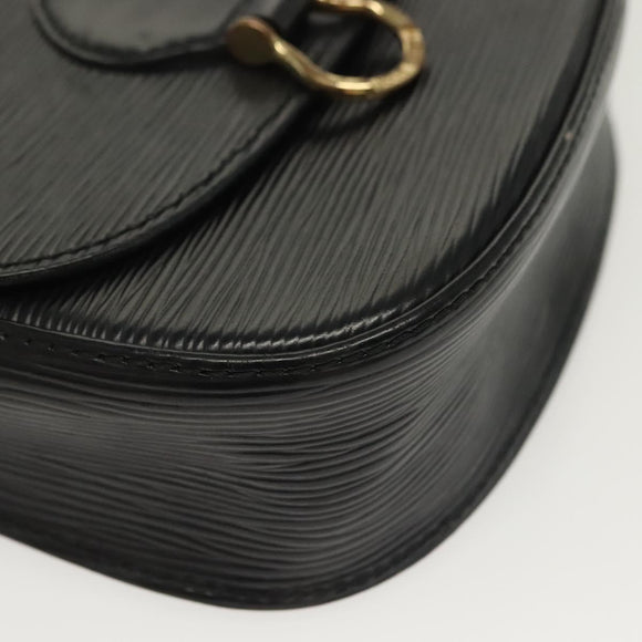LOUIS VUITTON Epi Saint Cloud PM Shoulder Bag Black M52212 LV Auth 137598