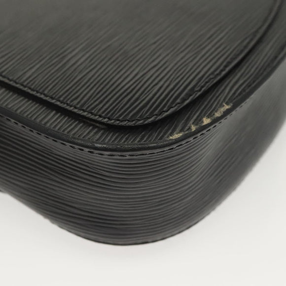 LOUIS VUITTON Epi Saint Cloud PM Shoulder Bag Black M52212 LV Auth 137598