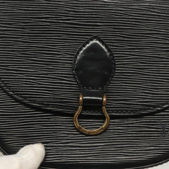 LOUIS VUITTON Epi Saint Cloud PM Shoulder Bag Black M52212 LV Auth 137598