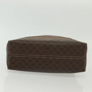 CELINE Macadam Canvas Hand Bag PVC Leather Brown Gold Auth 137605-5