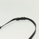 Christian Louboutin Studs Chain Shoulder Bag Leather Black Silver Auth 137606-10