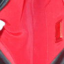 Christian Louboutin Studs Chain Shoulder Bag Leather Black Silver Auth 137606-17