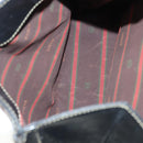 LOEWE Velazquez Hand Bag Leather 2way Black Gold Auth 137609-12