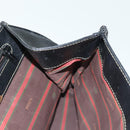 LOEWE Velazquez Hand Bag Leather 2way Black Gold Auth 137609-19