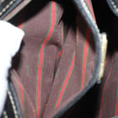 LOEWE Velazquez Hand Bag Leather 2way Black Gold Auth 137609-20