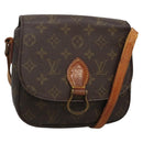 LOUIS VUITTON Monogram Saint Cloud MM Shoulder Bag M51243 LV Auth 137615-1