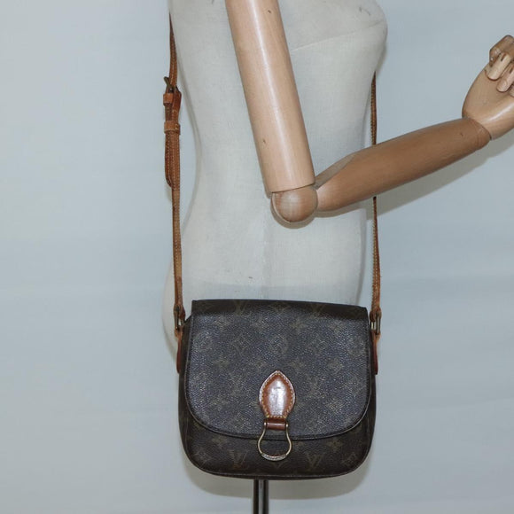 LOUIS VUITTON Monogram Saint Cloud MM Shoulder Bag M51243 LV Auth 137615