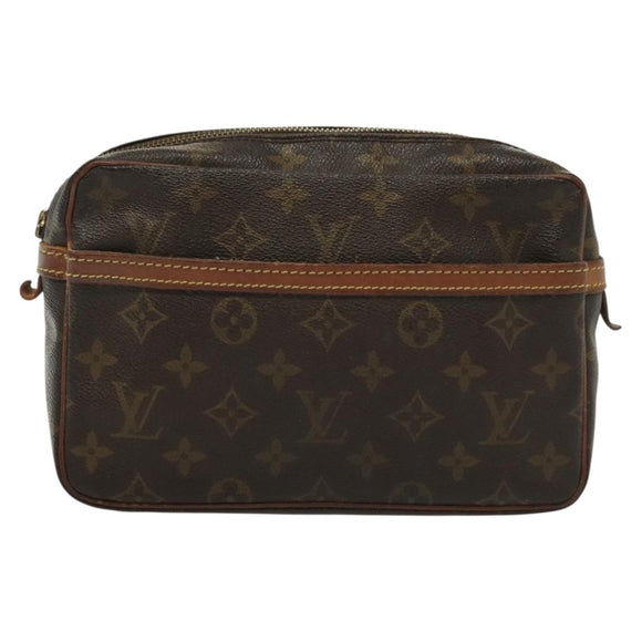 LOUIS VUITTON Monogram Compiegne 23 Clutch Bag M51847 LV Auth 137616