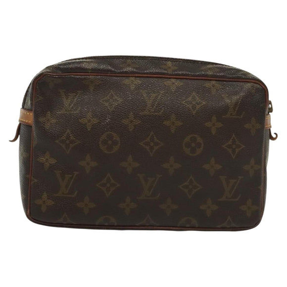 LOUIS VUITTON Monogram Compiegne 23 Clutch Bag M51847 LV Auth 137616