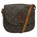 LOUIS VUITTON Monogram Saint Cloud GM Shoulder Bag M51242 LV Auth 137620-1