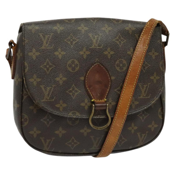 LOUIS VUITTON Monogram Saint Cloud GM Shoulder Bag M51242 LV Auth 137620