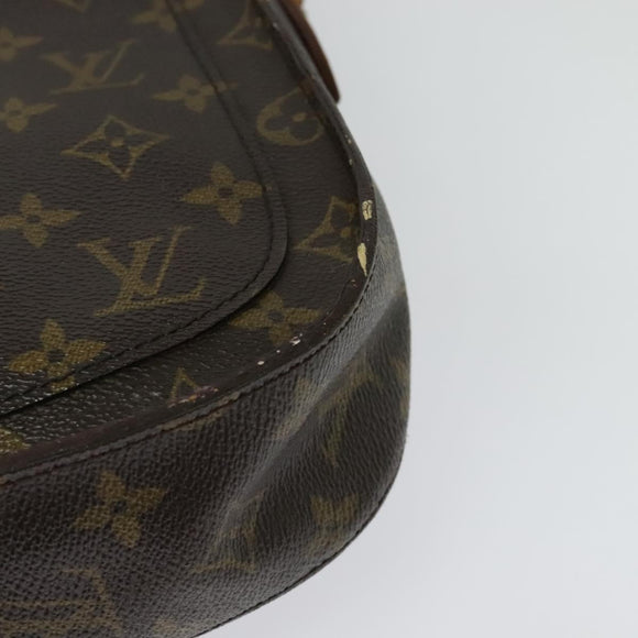LOUIS VUITTON Monogram Saint Cloud GM Shoulder Bag M51242 LV Auth 137620