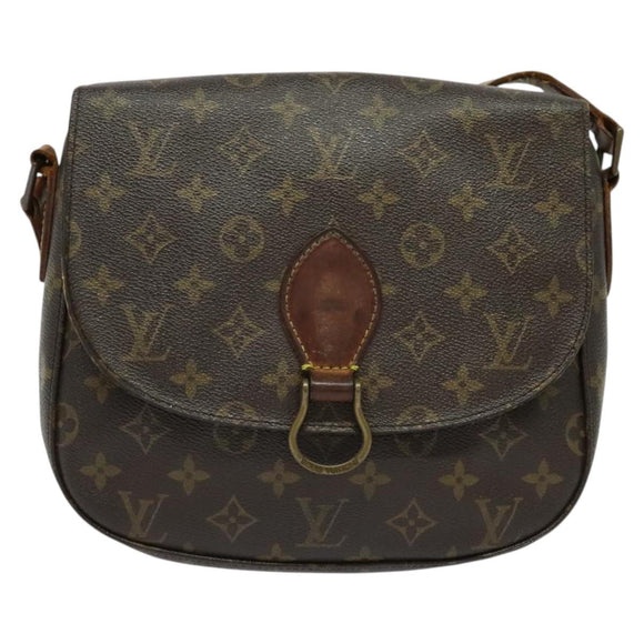 LOUIS VUITTON Monogram Saint Cloud GM Shoulder Bag M51242 LV Auth 137620