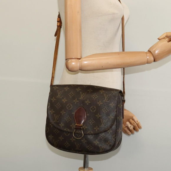 LOUIS VUITTON Monogram Saint Cloud GM Shoulder Bag M51242 LV Auth 137620