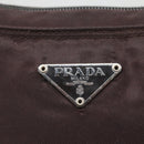 PRADA Shoulder Bag Nylon Black Silver Auth 137625-17