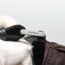 PRADA Shoulder Bag Nylon Black Silver Auth 137625-10