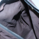 PRADA Shoulder Bag Nylon Black Silver Auth 137625-20