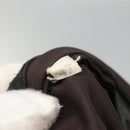 PRADA Shoulder Bag Nylon Black Silver Auth 137625-12