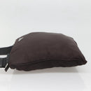 PRADA Shoulder Bag Nylon Black Silver Auth 137625-3