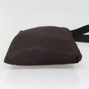 PRADA Shoulder Bag Nylon Black Silver Auth 137625-5