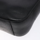 BURBERRY Shoulder Bag Leather Black Auth 137630-10