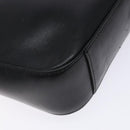 BURBERRY Shoulder Bag Leather Black Auth 137630-11