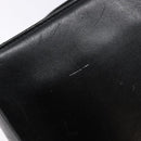 BURBERRY Shoulder Bag Leather Black Auth 137630-14