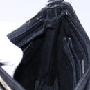 BURBERRY Shoulder Bag Leather Black Auth 137630-19