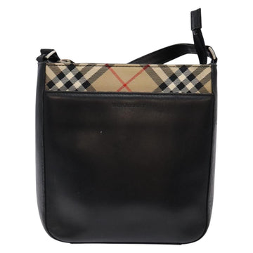 BURBERRY Shoulder Bag Leather Black Auth 137630 - 0