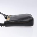 BURBERRY Shoulder Bag Leather Black Auth 137630-5